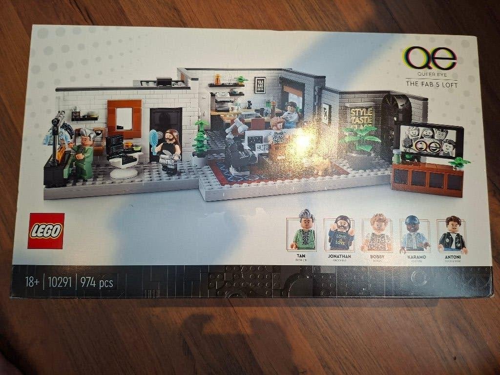 Lego Queer Eye – The Fab 5 Loft (10291) set, Lego, Ophalen of Verzenden, Zo goed als nieuw, Icons