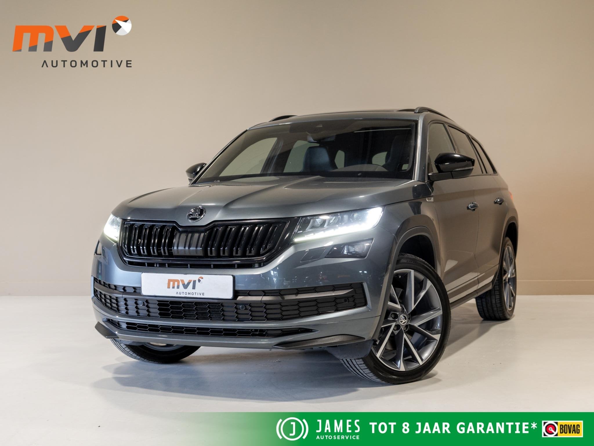 Skoda Kodiaq 2.0 TSI 4x4 Sport Line / 180pk / Trekhaak / Pan, Auto's, Dealer onderhouden, Stof, Gebruikt, 4 cilinders