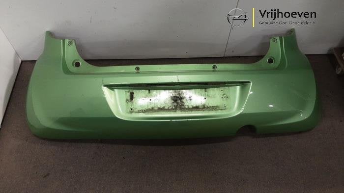 Achterbumper van een Opel Agila (Agila 08-) (ZJDB), Gebruikt, -, -, Opel