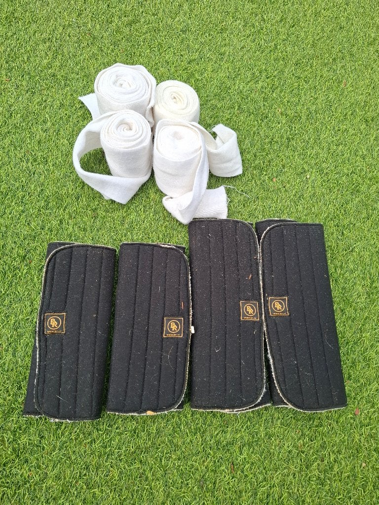 Nette witte bandages + onderleggers, Ophalen of Verzenden, Zo goed als nieuw, Full, Transport