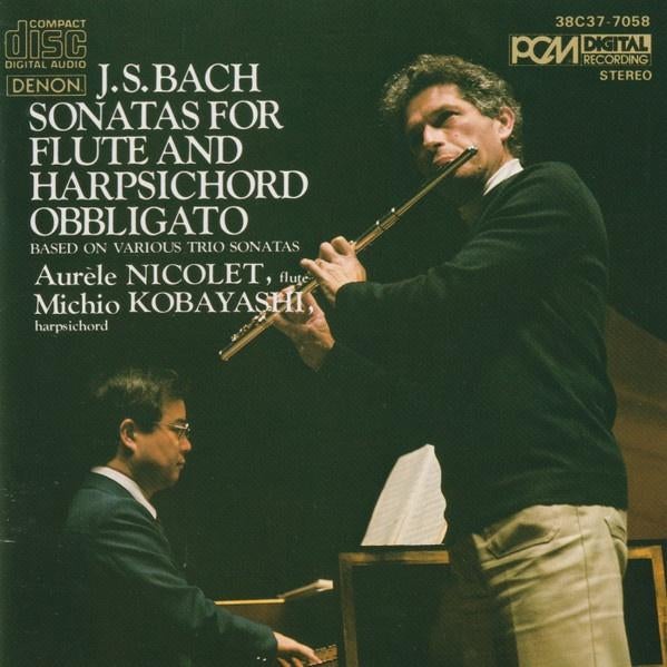 J.s. Bach michio kobayashi sonatas for flute cd 38c37-7058 j, Verzenden, Classicisme, Zo goed als nieuw, Overige typen