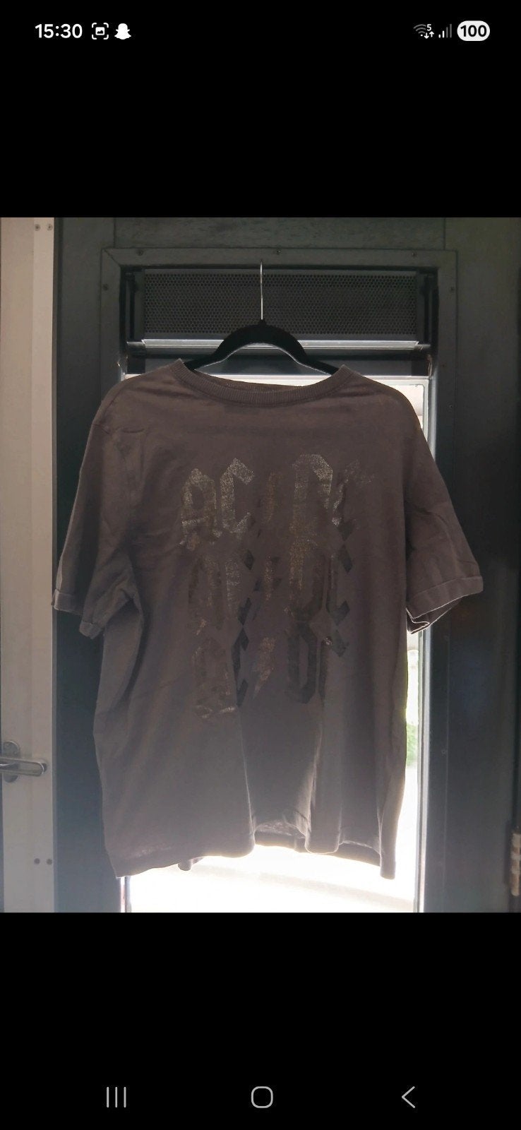 T-shirt ACDC (alleen CONTANT), Ophalen, Primark, Maat 42/44 (L), Zo goed als nieuw
