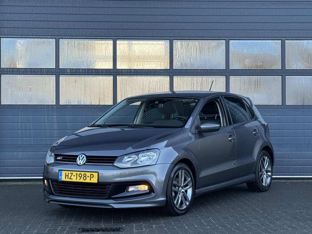 VOLKSWAGEN POLO 1.2 TSI R-LINE I 5-DEURS I CLIMATE CONTROL I, Stof, 4 cilinders, Met garantie (alle), Origineel Nederlands