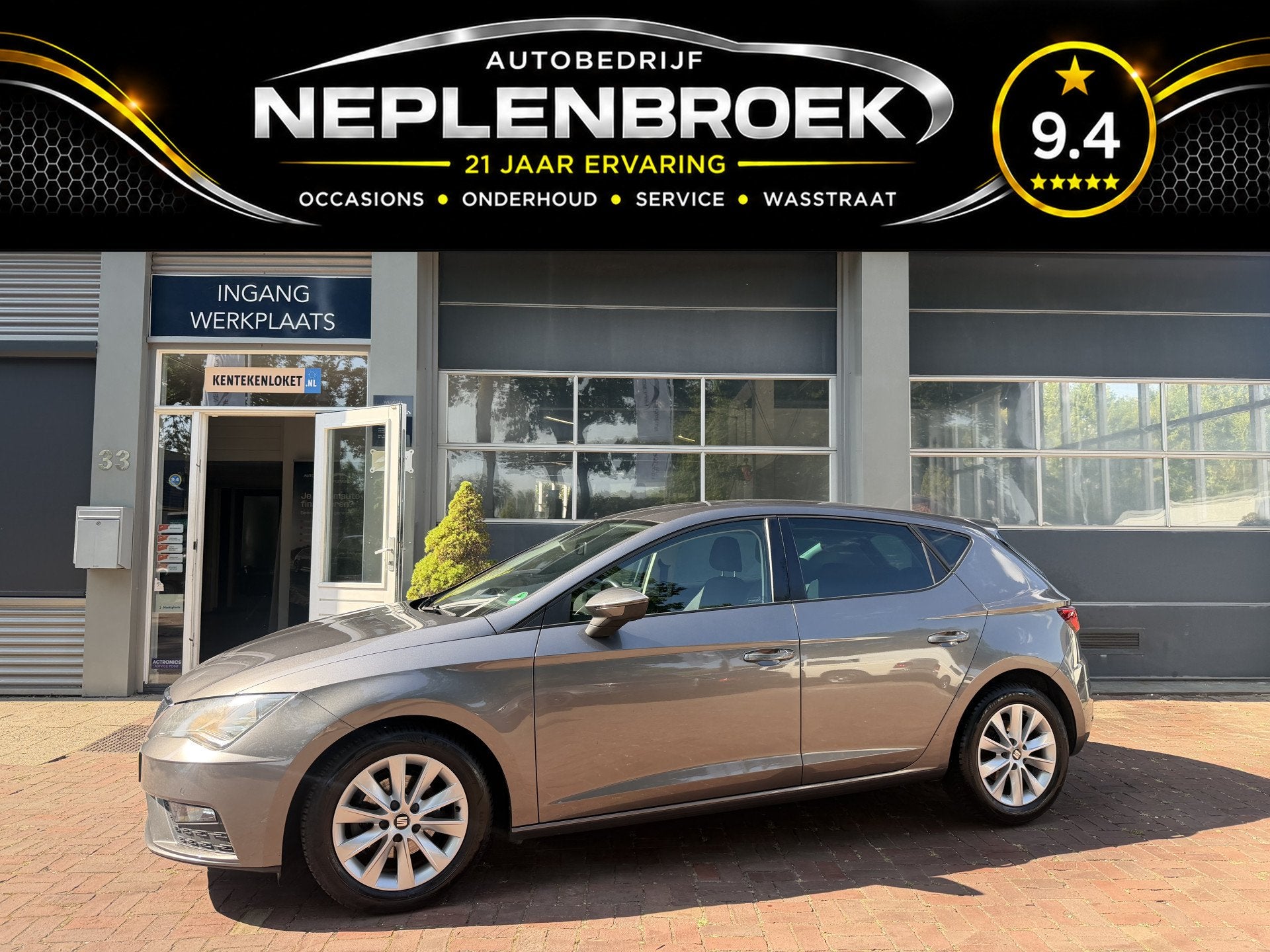 SEAT Leon 1.0 EcoTSI Style Business Intense Automaat 2017 Na, Stof, Gebruikt, Euro 6, Leon