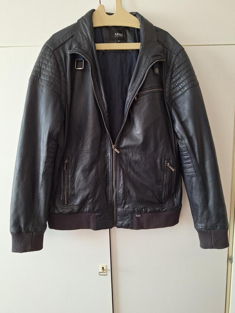 Donkerblauw Arma herenjack maat 54., Kleding | Heren, Jassen | Winter, Ophalen of Verzenden, Zo goed als nieuw, Maat 52/54 (L)