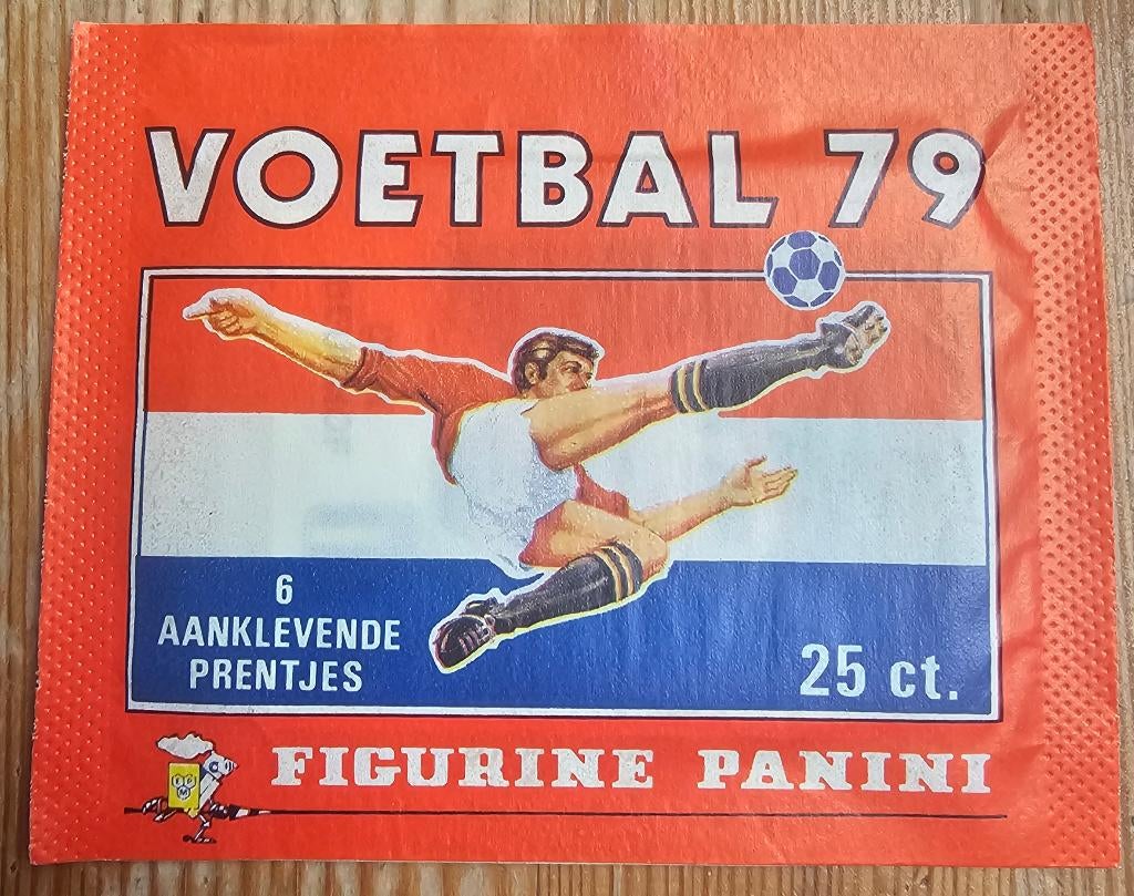 Panini Voetbal 79 Gesloten Zakje/Pakje Zeldzaam!, Verzenden, Zo goed als nieuw, Meerdere stickers