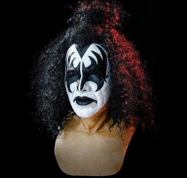 Masker Gene Simmons KISS - " the demon", Ophalen of Verzenden, Nieuw, Feestartikel, Film of Tv