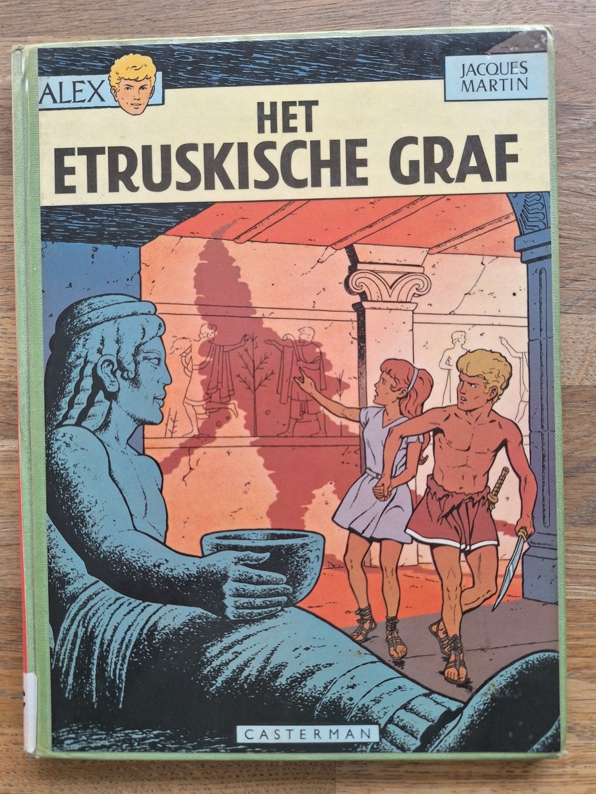 Alex - Het Etruskische Graf (Jacques Martin), Gelezen, Eén stripboek, Ophalen of Verzenden, Jacques Martin