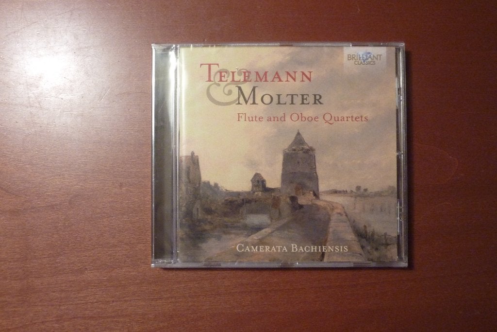 Telemann & Molter Flute And Oboe Quartets - Camerata Bachien, Overige typen, Ophalen of Verzenden, Zo goed als nieuw, Barok