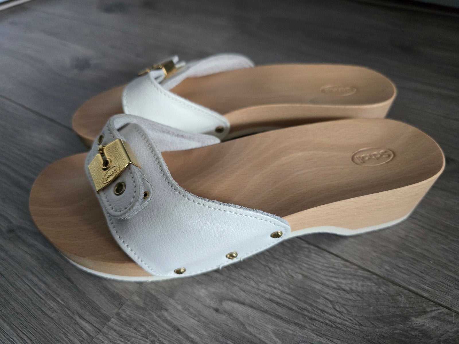 Wit Scholl Pescura slippers, maat 39, Nieuw (Y7), Ophalen of Verzenden, Nieuw, Wit