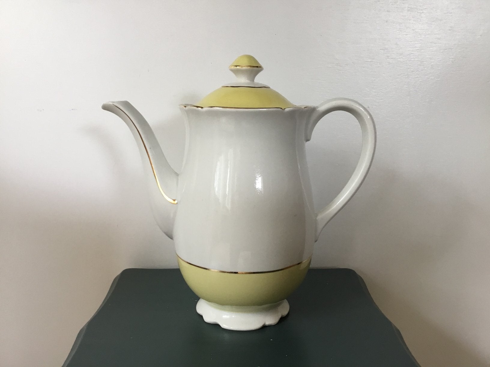 Antieke Luneville France pastel theepot, Antiek en Kunst, Antiek | Servies los, Ophalen of Verzenden