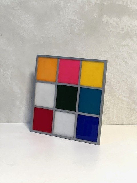 Jaren 90 tafellamp Interaktives 9 LITE design table lamp, Overige merken, Gebruikt, ., Meerkleurig