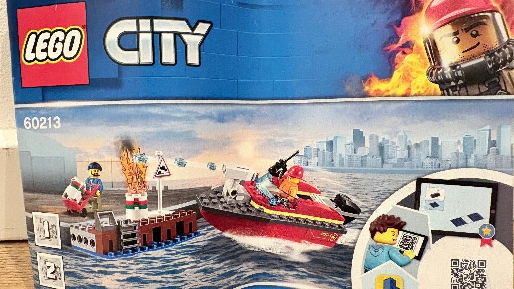Lego City Brandweerboot 60213, City, Lego, Ophalen of Verzenden, Complete set