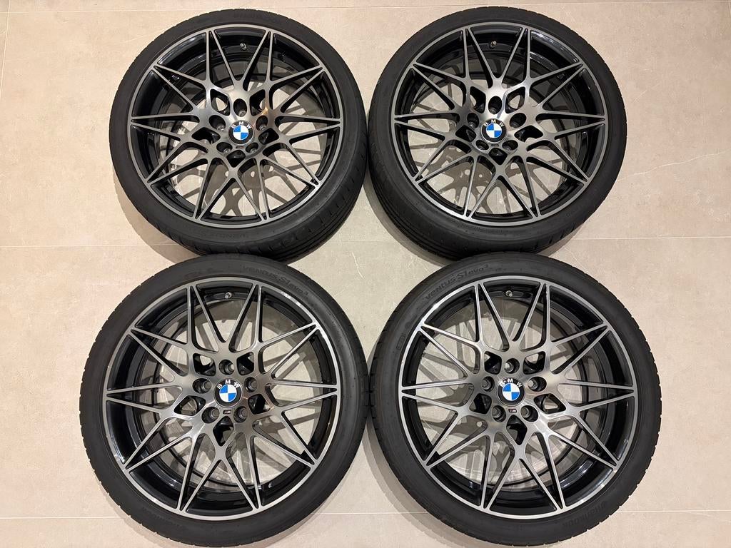Origineel BMW 666M M4 Competition Velgen + Hankook Ventus S1, Auto-onderdelen, Banden en Velgen, Ophalen, Gebruikt, 285 mm, Banden en Velgen