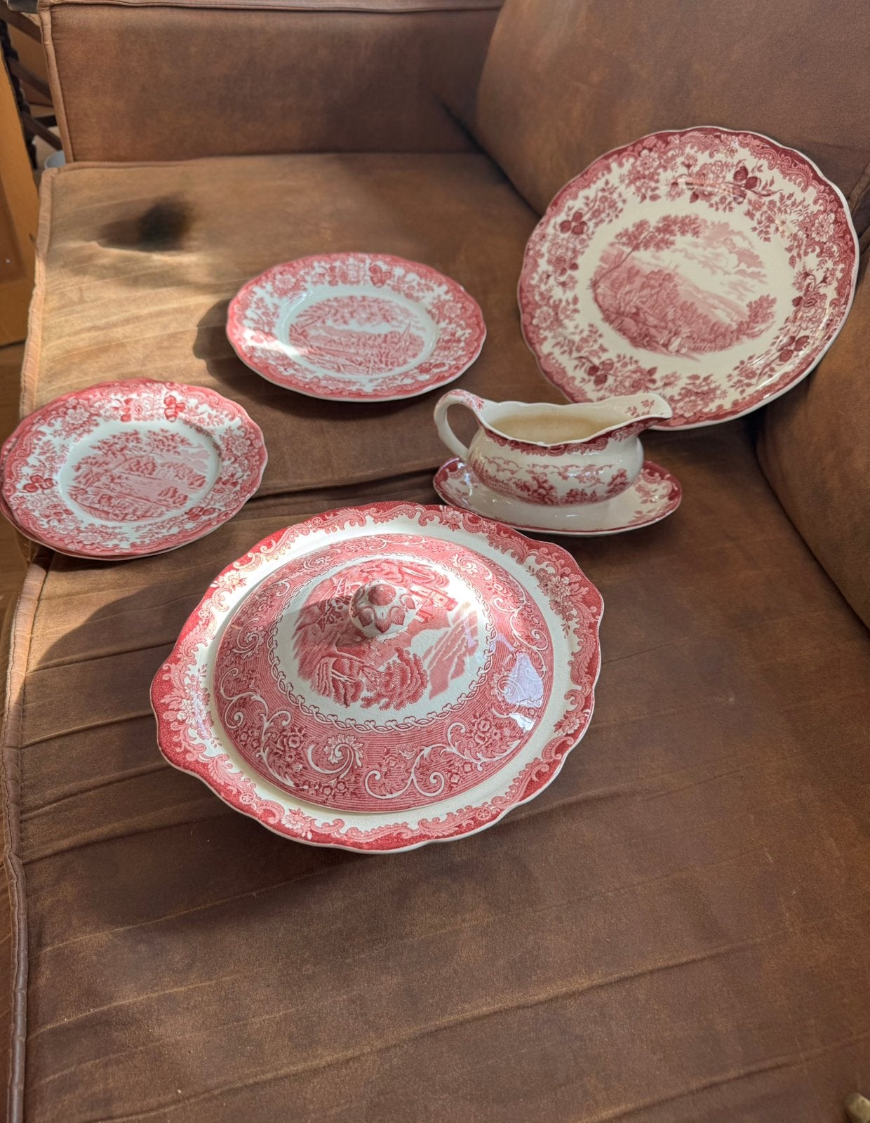 Engels servies - Royal Worcester Palissy "Avon Scenes", Ophalen of Verzenden, Zo goed als nieuw, Aardewerk, Overige stijlen