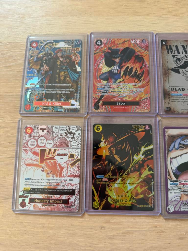 One Piece Card Game Collectie, Ophalen of Verzenden, Gebruikt, Meerdere kaarten