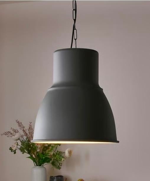 Ikea Hektar lampen 38 cm - Goede staat, Ophalen, Zo goed als nieuw, Metaal, Minder dan 50 cm