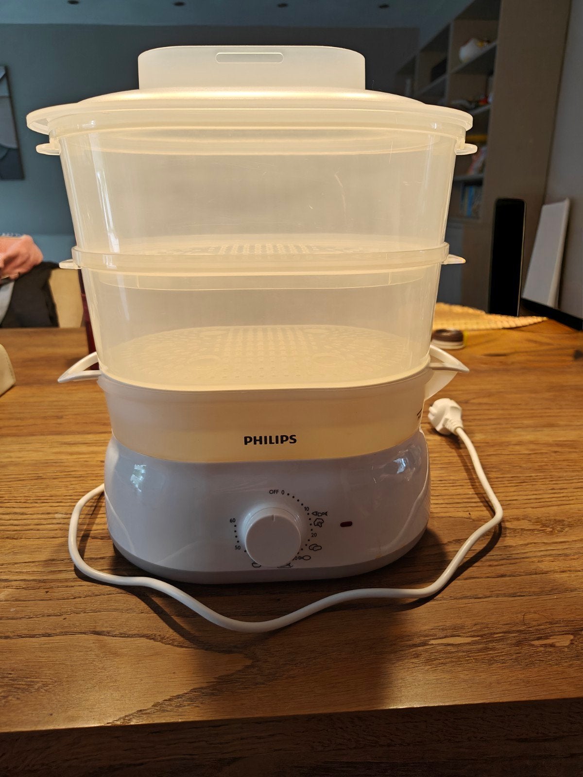 Philips Stoomkoker - Gezond en Gemakkelijk Koken, Ophalen of Verzenden, Zo goed als nieuw