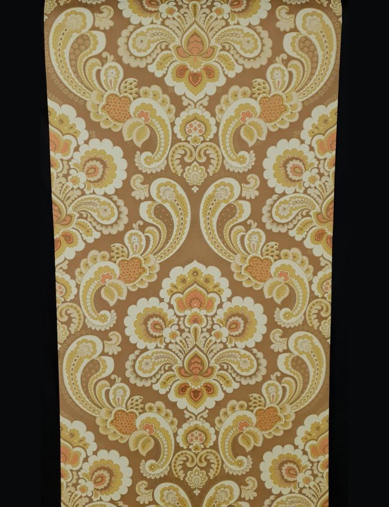 3552 barok vintage behang ornament seventies stijl swiet, Huis en Inrichting, Stoffering | Behang, Ophalen of Verzenden, 75 m² of meer