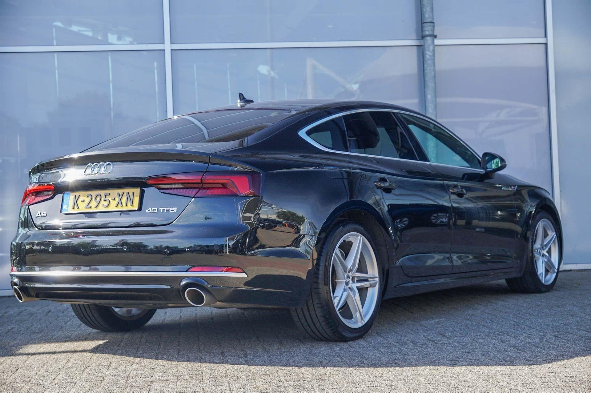 Audi A5 Sportback 40 TFSI 190pk Pro Line Plus | Smartphone I, Stof, Gebruikt, 1984 cc, Zwart