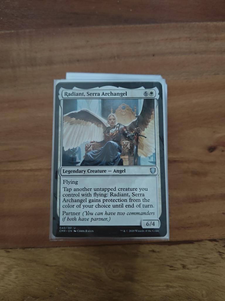 Radiant Serra Archangel commander deck, Hobby en Vrije tijd, Verzamelkaartspellen | Magic the Gathering, Ophalen of Verzenden