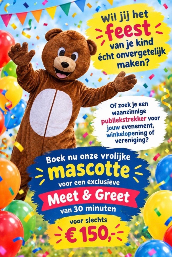 Mascotte beer, Ophalen, Zo goed als nieuw, Overige