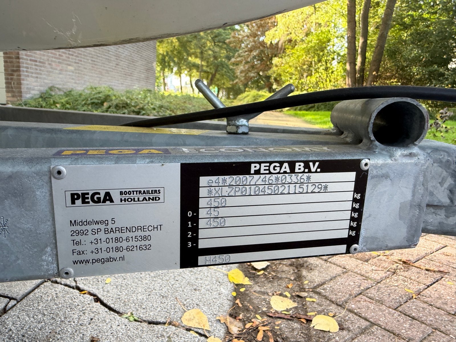 Foto 20 van Zodiac rubberboot met Yamaha 15pk motor en Pega boottrailer