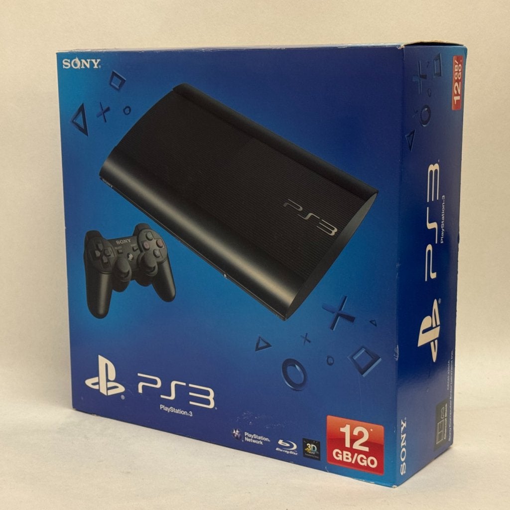 Sony Playstation 3 Ultra Slim 12GB Black (Complete in Box), Sony, Zo goed als nieuw, Support@sony.com, 1-7-1 Konan, Minato-ku
Tokyo 108-0075
Japan
