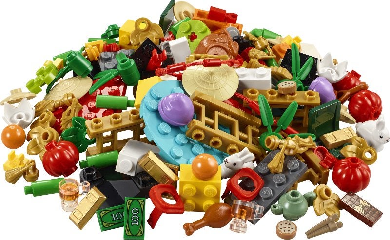 Lego LEGO Brand 40605 Lunar New Year VIP Add On Pack Polybag, Nieuw, Ophalen of Verzenden, Icons, Complete set