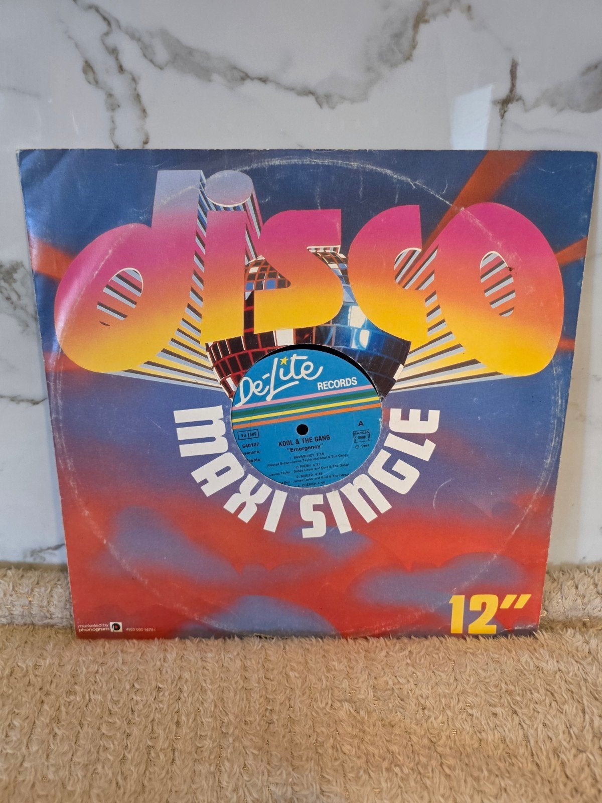 Kool & The Gang – Emergency (12", 1984, FR), Ophalen of Verzenden, Gebruikt, 12 inch