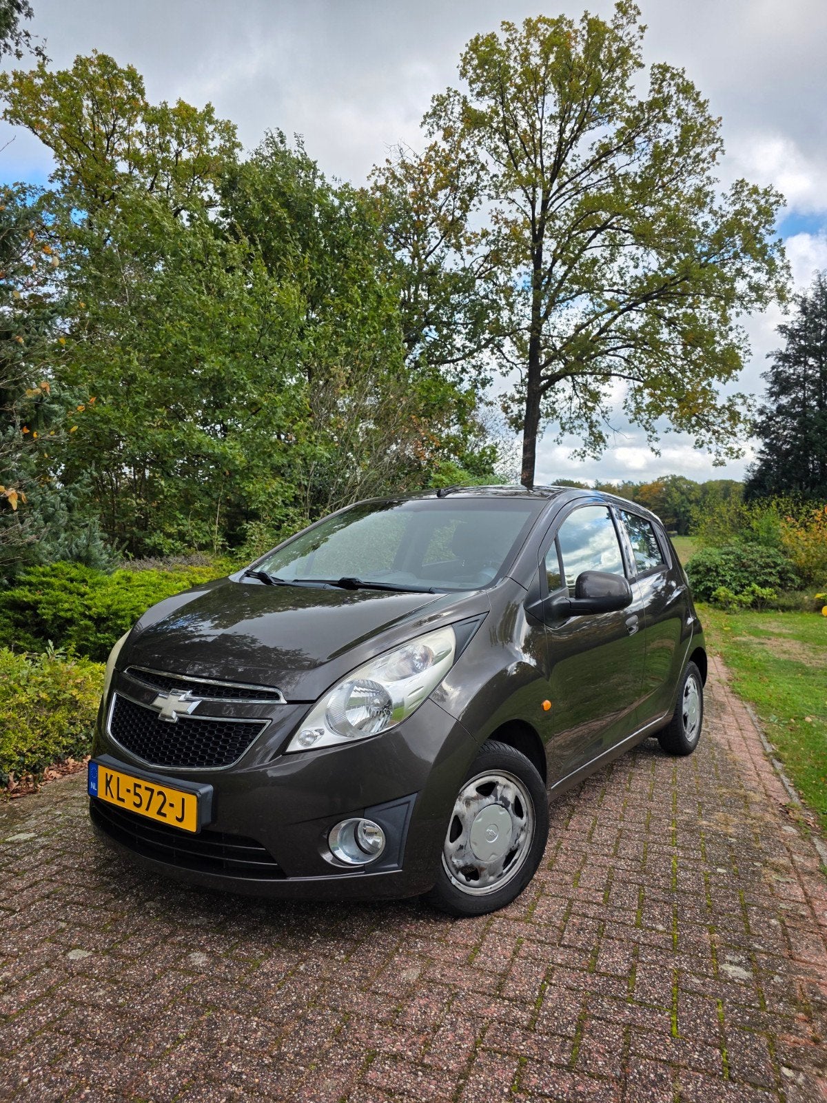 Chevrolet Spark 1.0 nieuwe apk, Auto's, Voorwielaandrijving, 839 kg, 4 cilinders, Bruin
