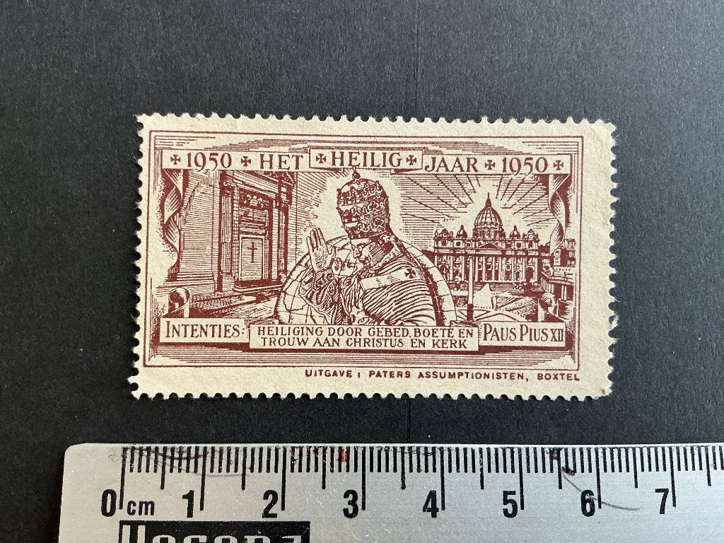 Sluitzegel heilig jaar, Postzegels en Munten, Postzegels | Nederland, Verzenden, T/m 1940, Postfris