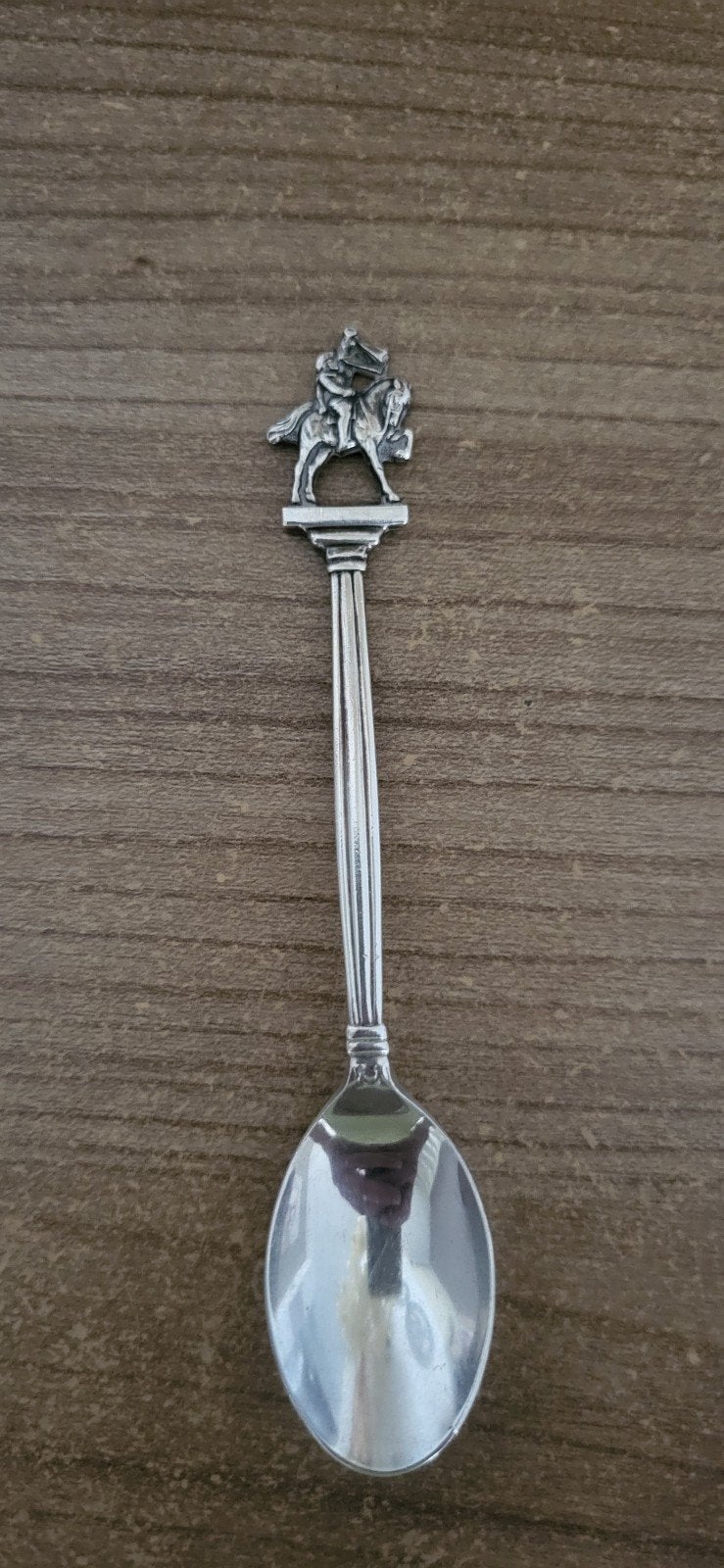 antiek Zilveren Herdenkingslepel 1886-1961  Ruiterfiguur 16, Ophalen of Verzenden