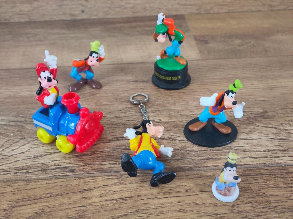 Vintage Disney figuren Goofy, Ophalen of Verzenden, Goofy of Pluto, Zo goed als nieuw, Beeldje of Figuurtje