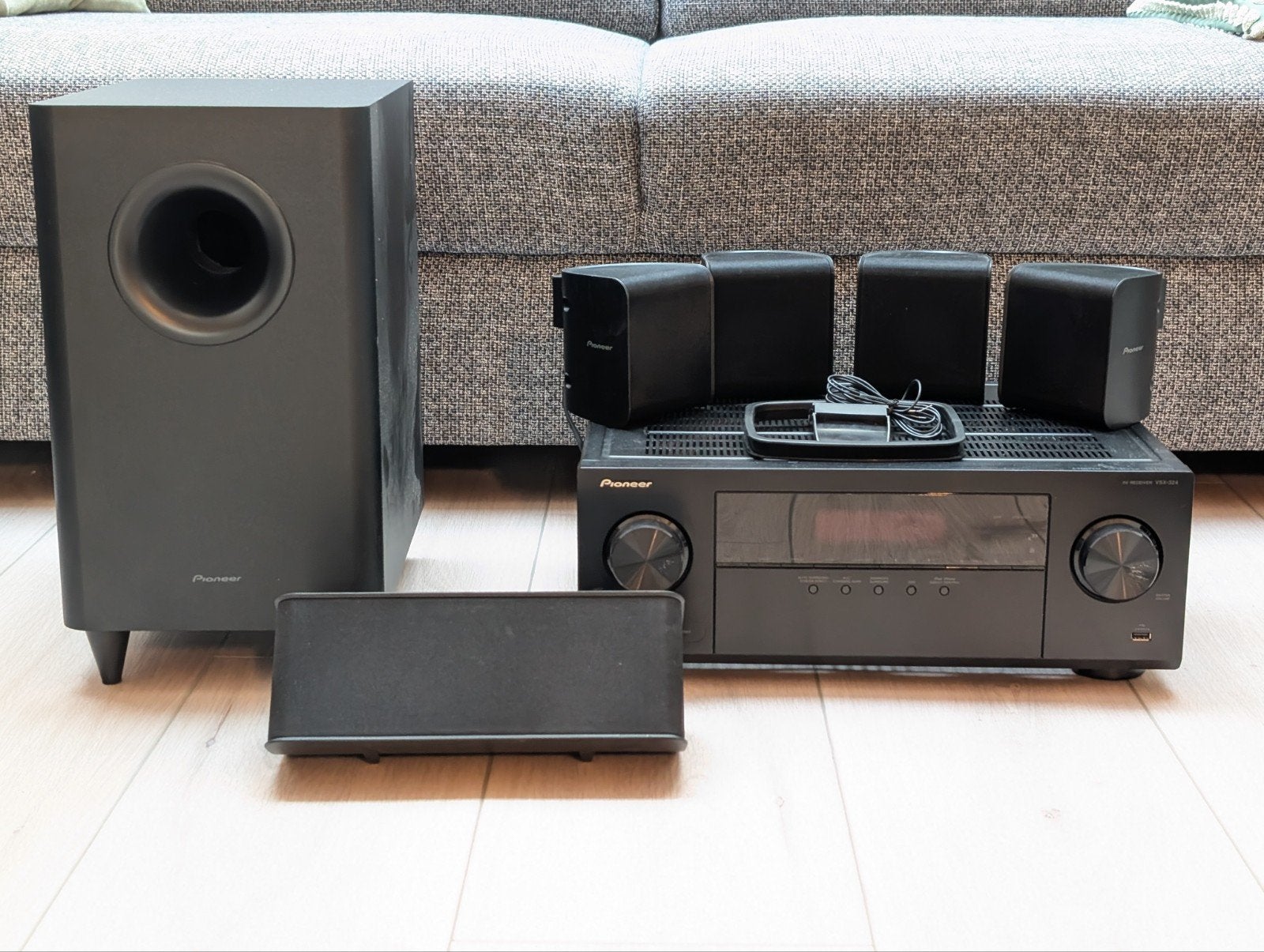 Pioneer AV Receiver VSX-324 Surround Sound Set, Gebruikt, 70 watt of meer, Ophalen of Verzenden, Pioneer