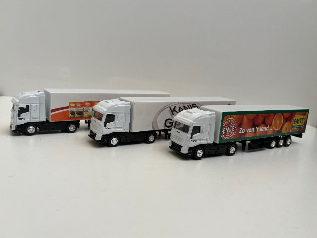 6 vrachtwagens - Spaaractie Emté leuk voor verzamelaars, Ophalen of Verzenden, Nieuw, Auto's