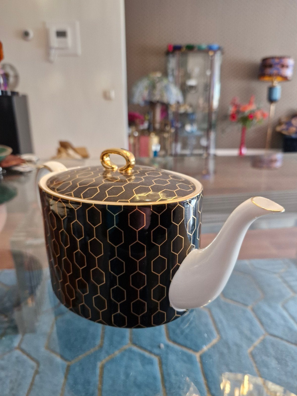 Wedgwood Arris Theepot - Nieuwstaat, Ophalen of Verzenden, Zo goed als nieuw, Theepot, Modern