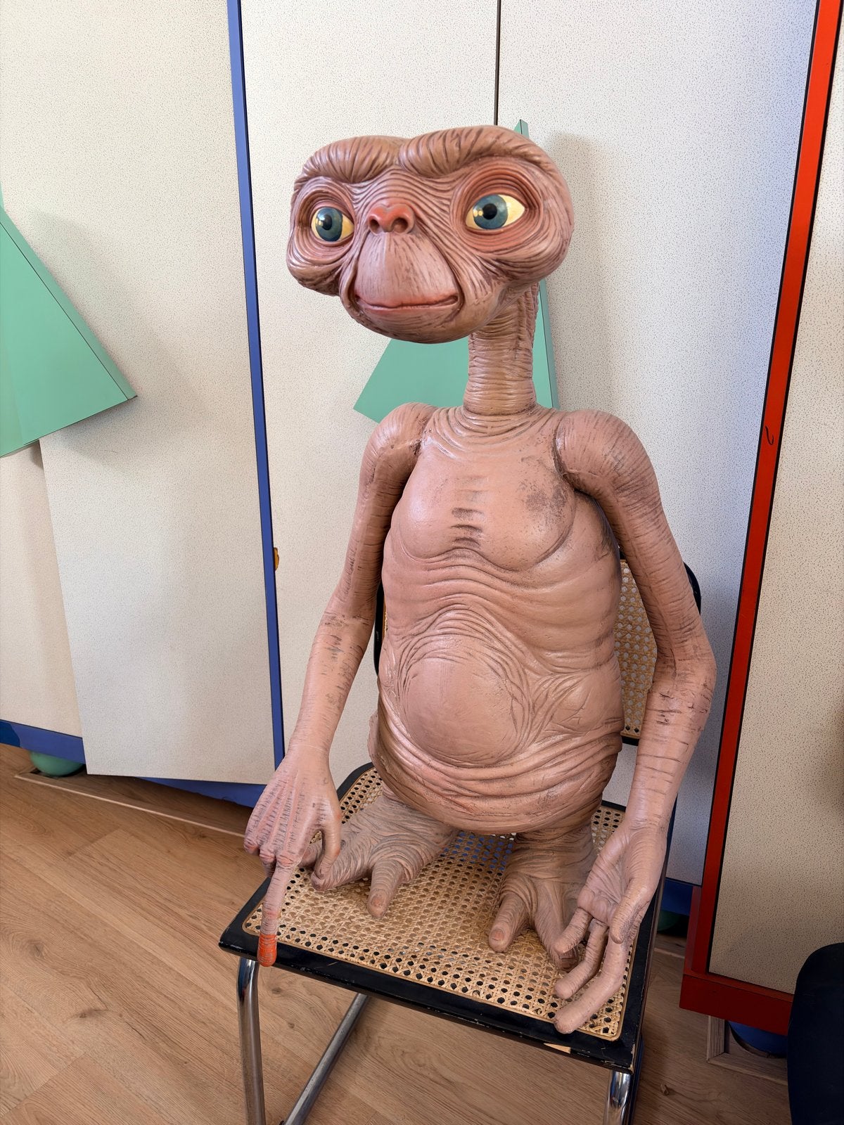 E.T. the Extra-Terrestrial Figuur - 85cm Hoog stunt puppet, Ophalen, Gebruikt