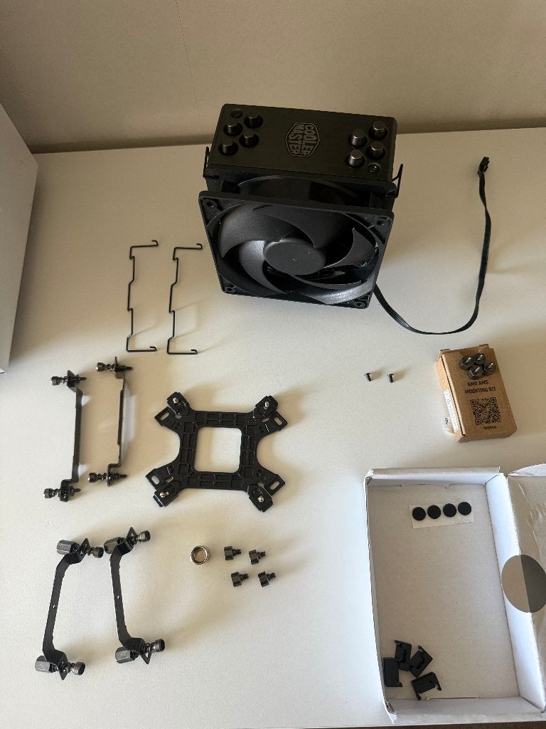 Cooler Master Hyper 212 Black Edition – compleet, Ophalen of Verzenden, Gebruikt, Luchtkoeling