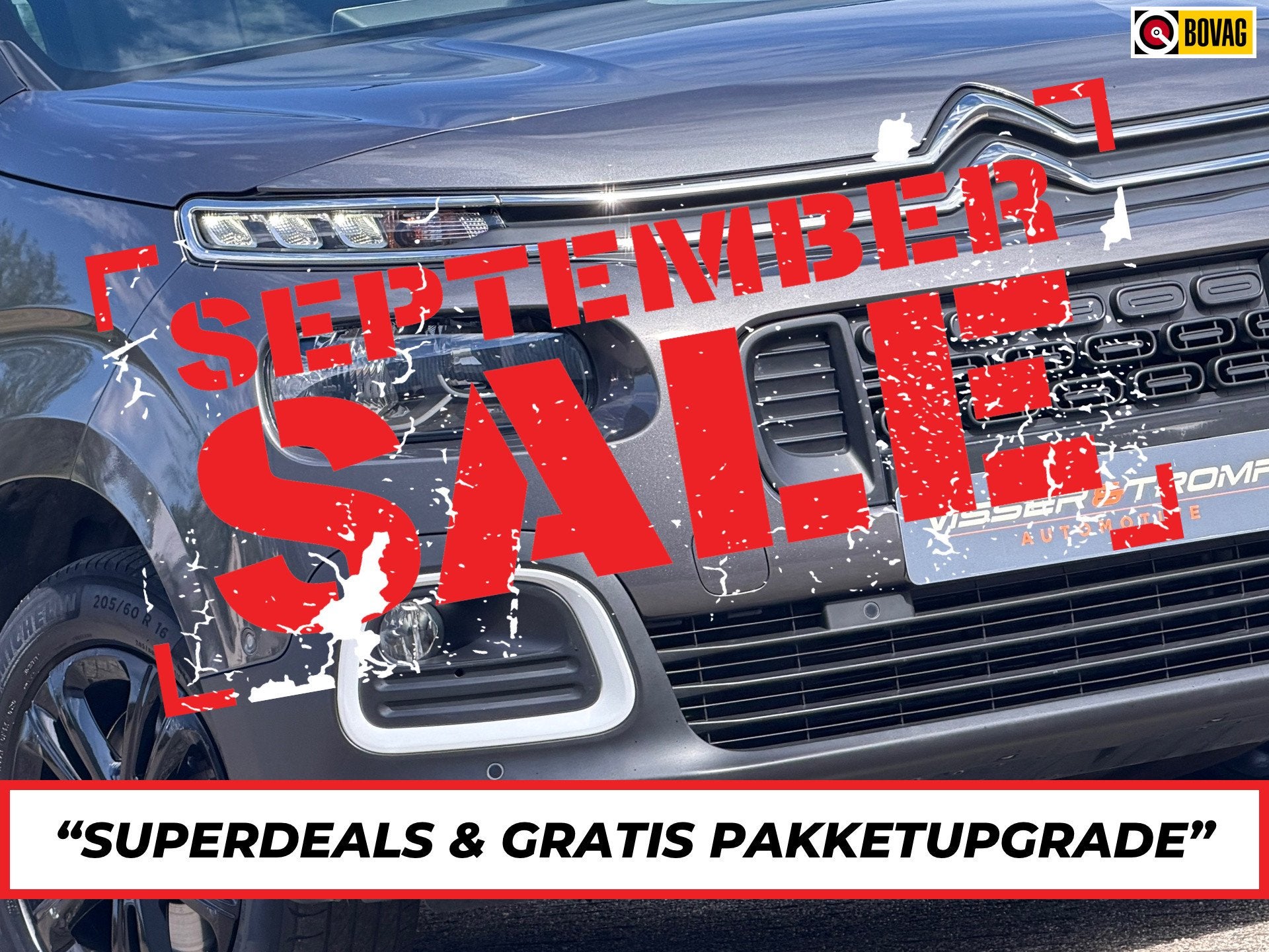 Citroen BERLINGO 1.2 PureTech Shine 130pk Automaat - Gris Pl, Auto's, Stof, Gebruikt, 1199 cc, 19 km/l