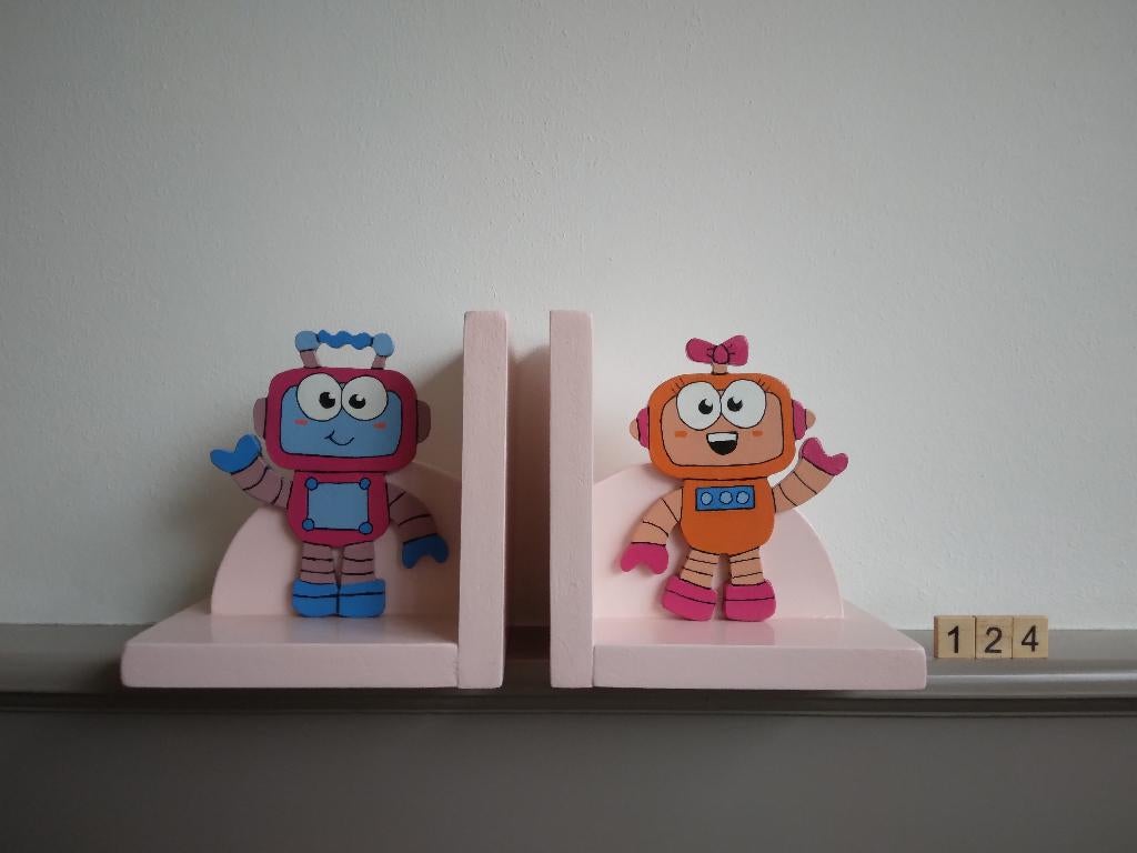 Boekensteun 124 Robotfiguren, Ophalen of Verzenden, Nieuw, Overige typen