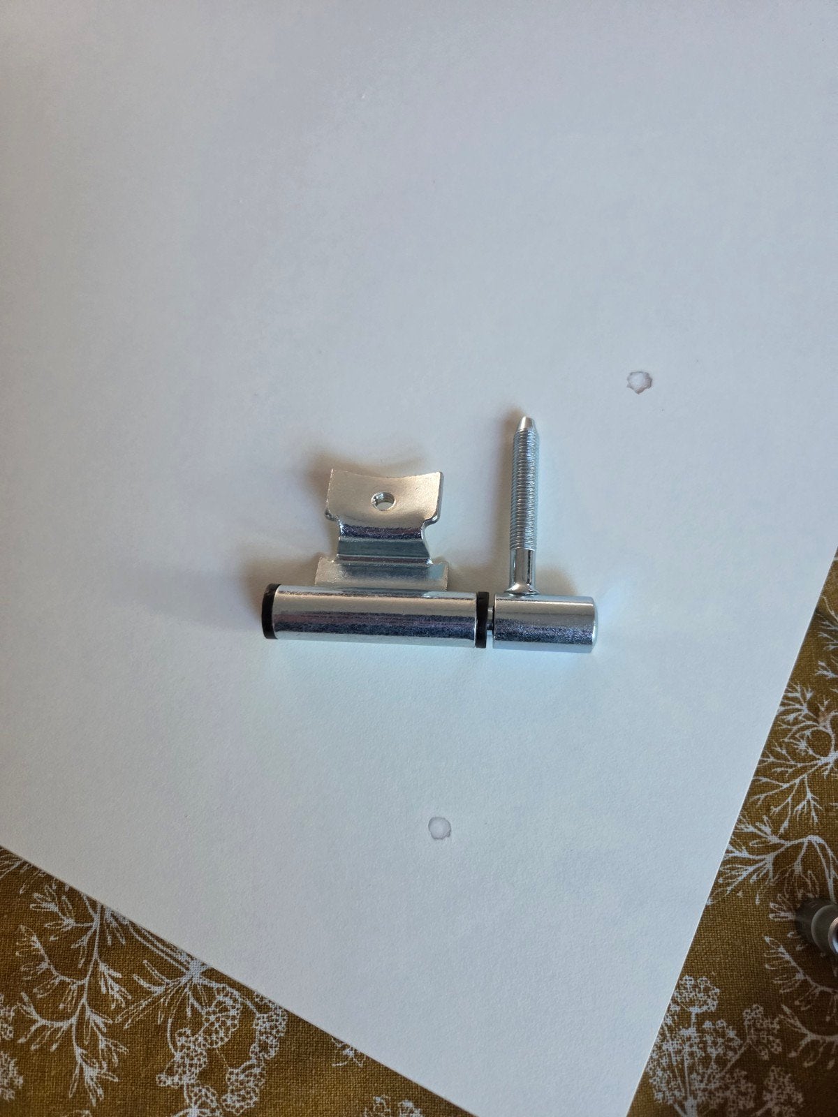 inbouw paumelle voor stalen kozijn opdek deur, Ophalen of Verzenden, Nieuw, Chroom, Toilet