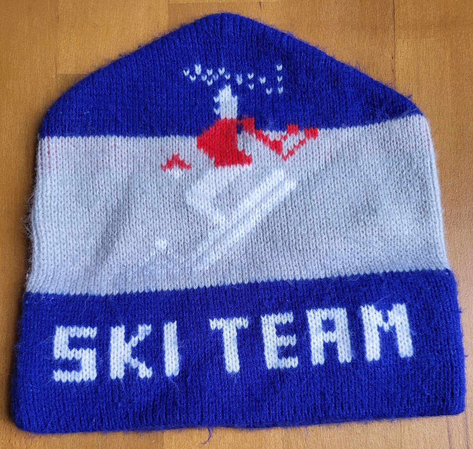 Vintage 'Ski Team' Muts | Jaren 80 Stijl, Overige merken, 160 tot 180 cm, Gebruikt, Ophalen of Verzenden