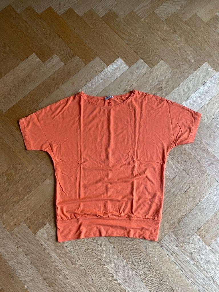 Oranje top Kyra maat 36/38, Oranje, Ophalen of Verzenden, Korte mouw, Kyra & Ko