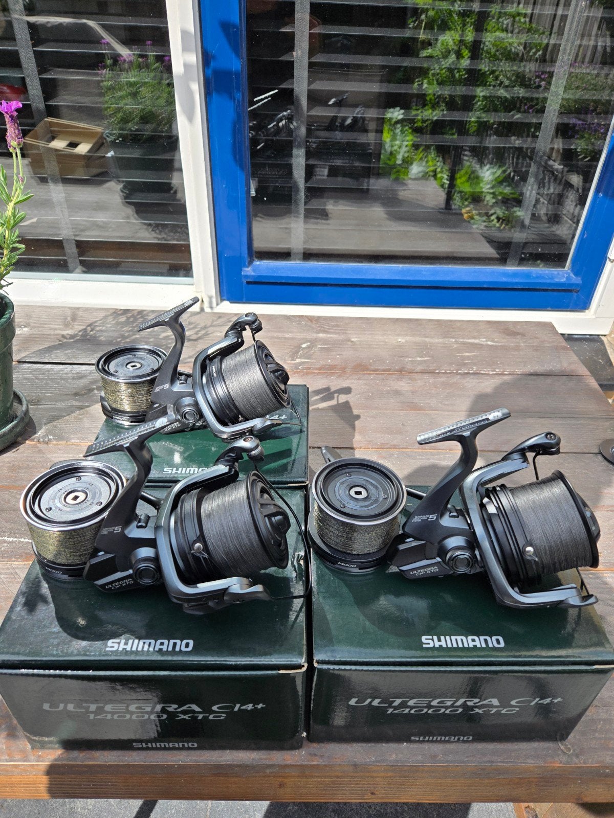 Shimano Ultegra Ci4 14000 XTC  3x, Watersport en Boten, Hengelsport | Karpervissen, Ophalen of Verzenden, Molen