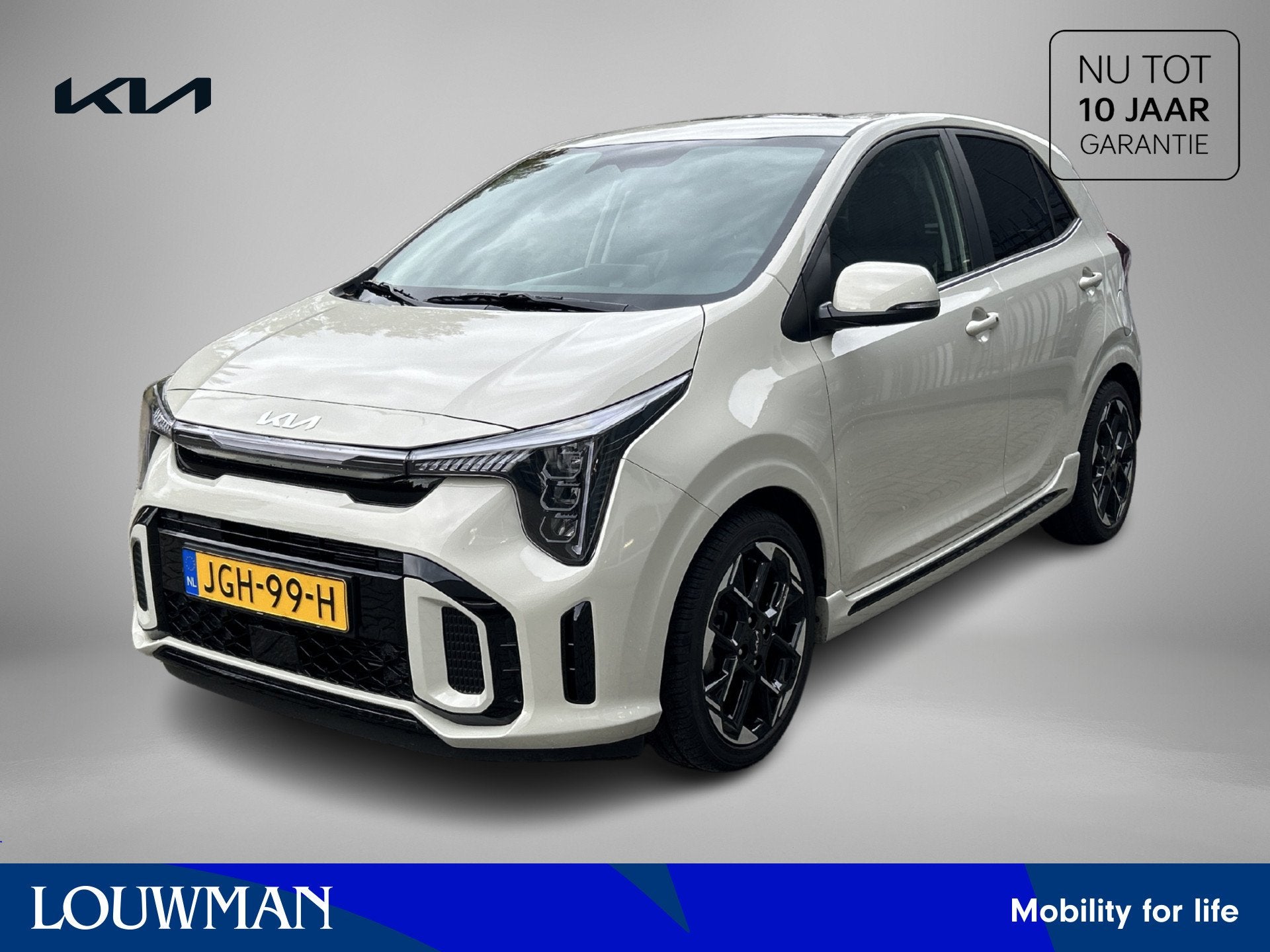 Kia Picanto 1.0 DPI GT-Line (bj 2025), Voorwielaandrijving, 12 maanden, 4 stoelen, Beige