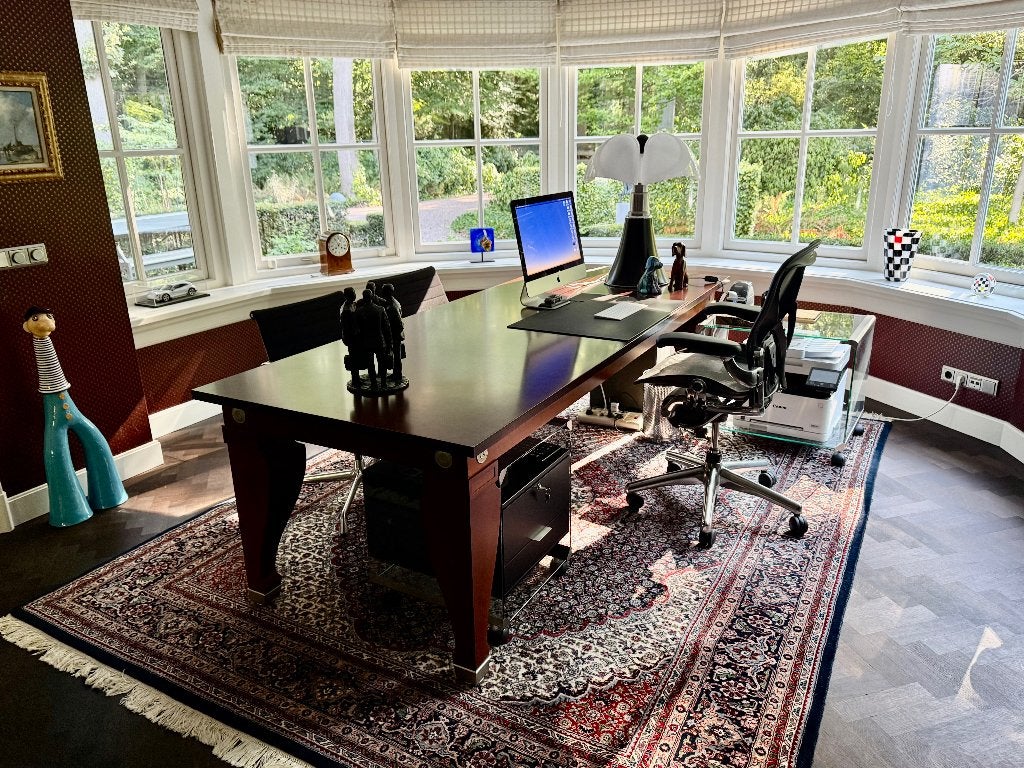 Giorgetti Eettafel of bureau, Huis en Inrichting, Ophalen, 200 cm of meer, 50 tot 100 cm, Zo goed als nieuw