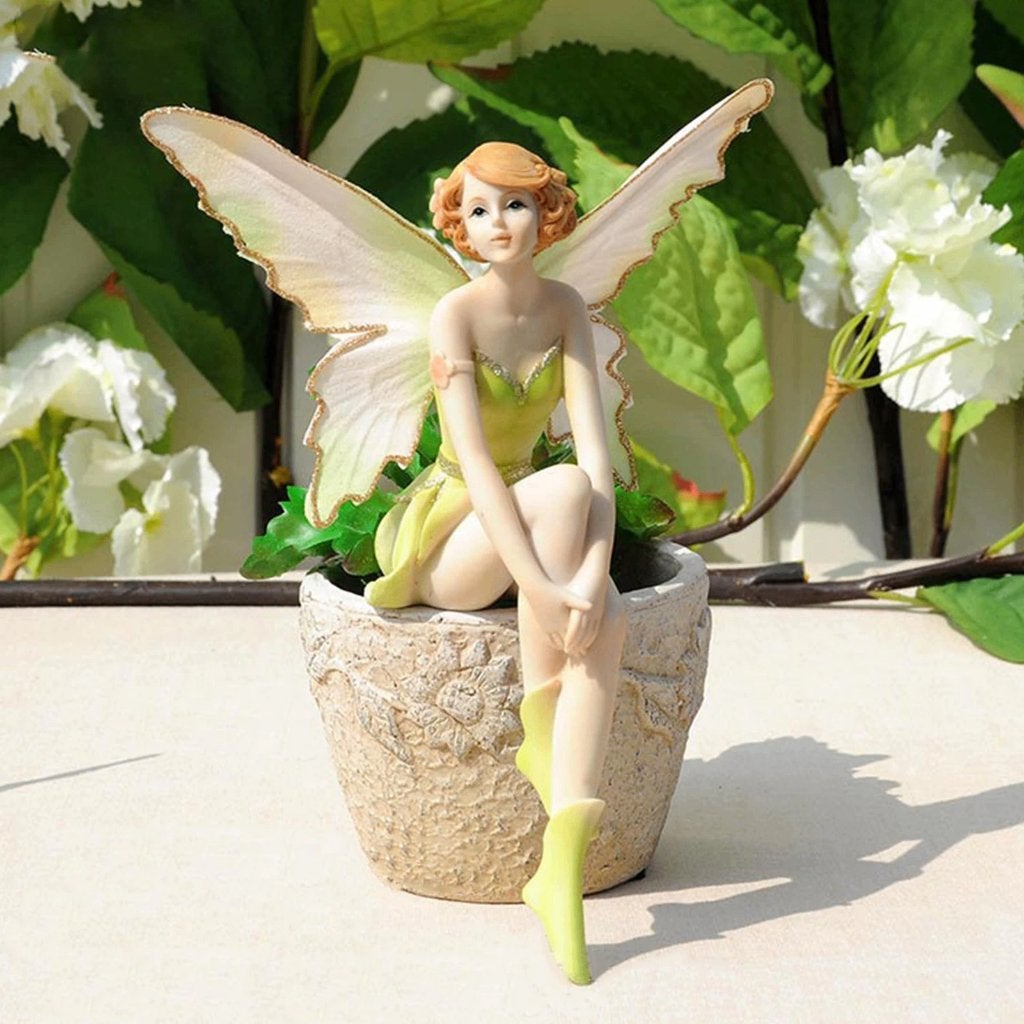 Fee Beeld / Beeldje Engel Meisje Ornament Fairy Tuin, Verzenden, Nieuw, Overige materialen