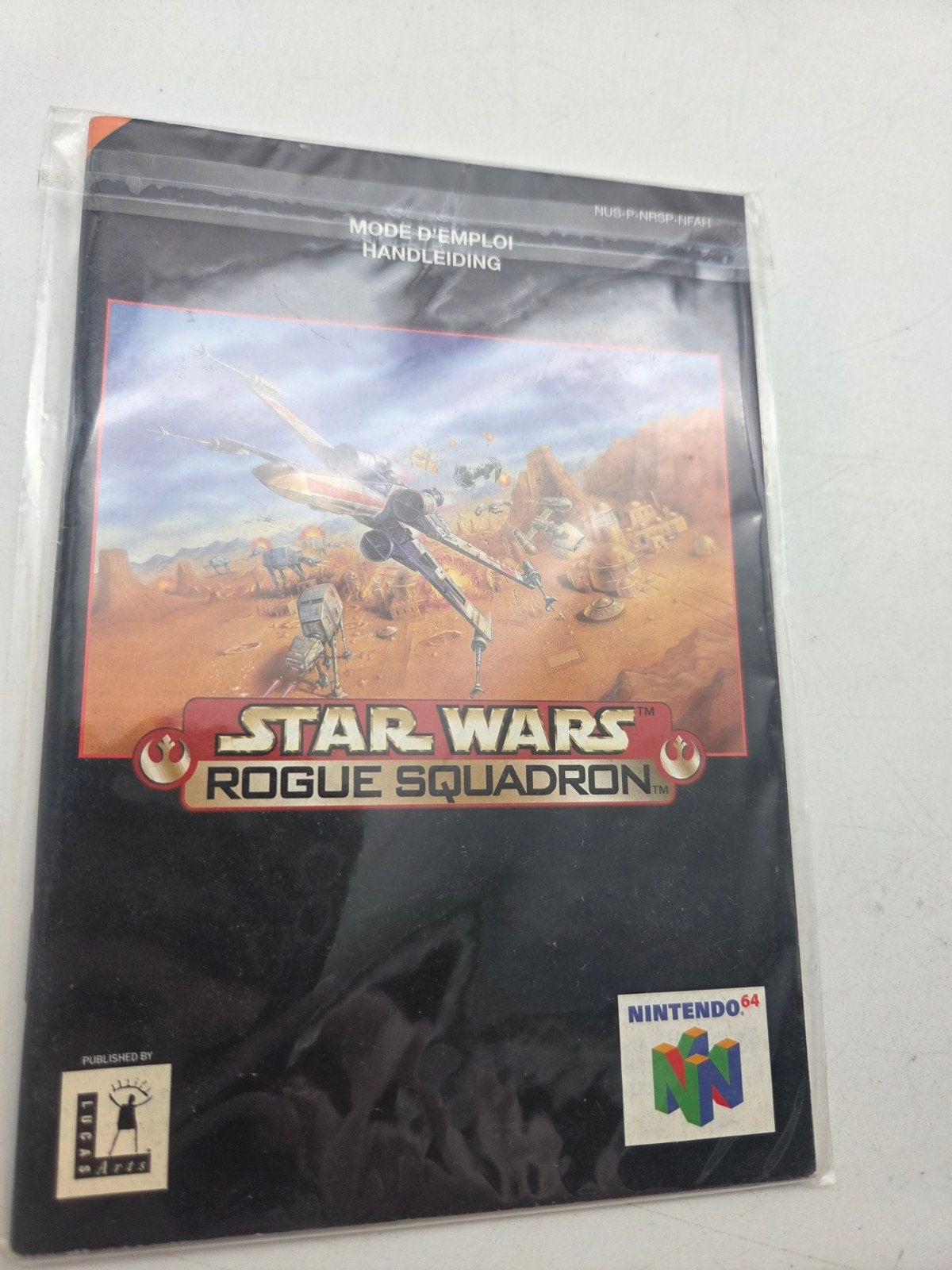 Star Wars Rogue Squadron Handleiding Nintendo 64, Spelcomputers en Games, Games | Nintendo 64, Nintendo, Gebruikt, Shooter, 1 speler