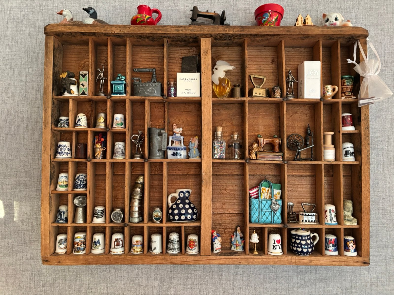 Brocante letterbak, zonder inhoud!!, Ophalen